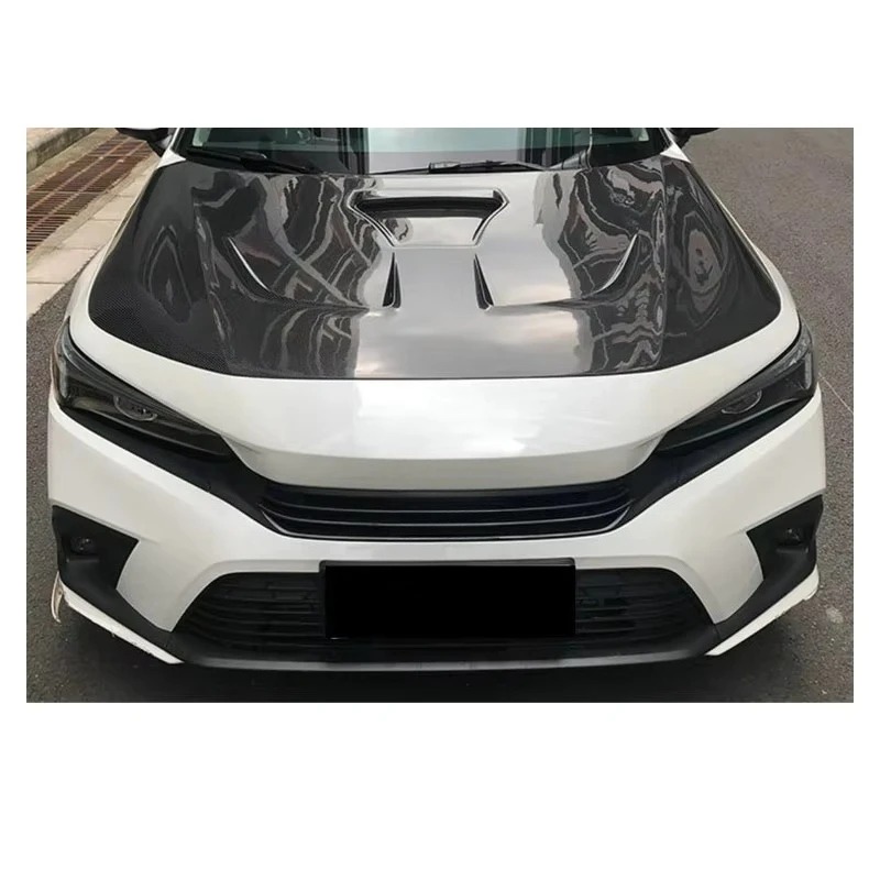 Carbon Fiber Bonnet for  11th 2021+  Carbon Hood Bonnet Engine Cover Exterior Accessories